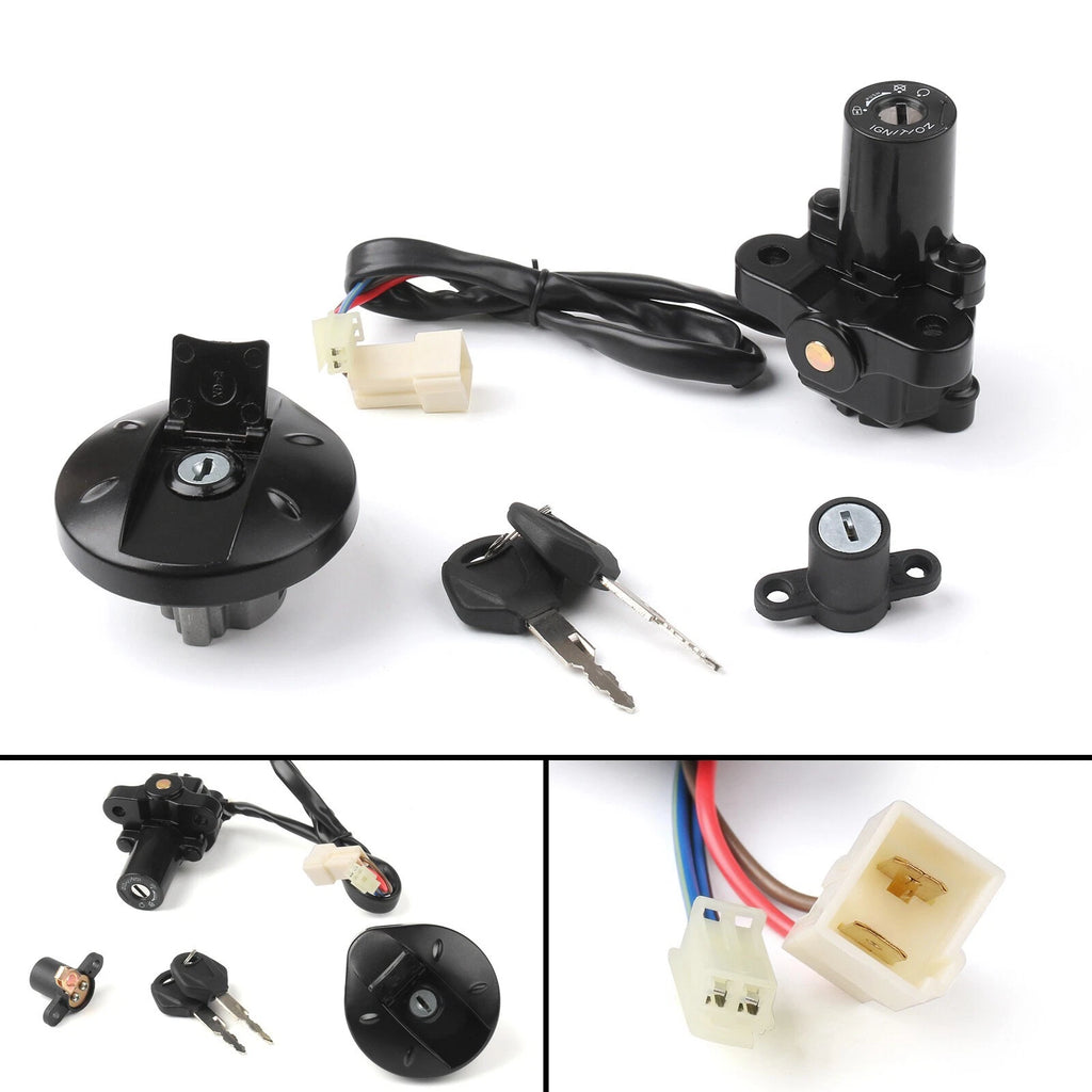 Ignition Switch Lock & Fuel Gas Cap Key Set for Yamaha XT660 (2004–2011)