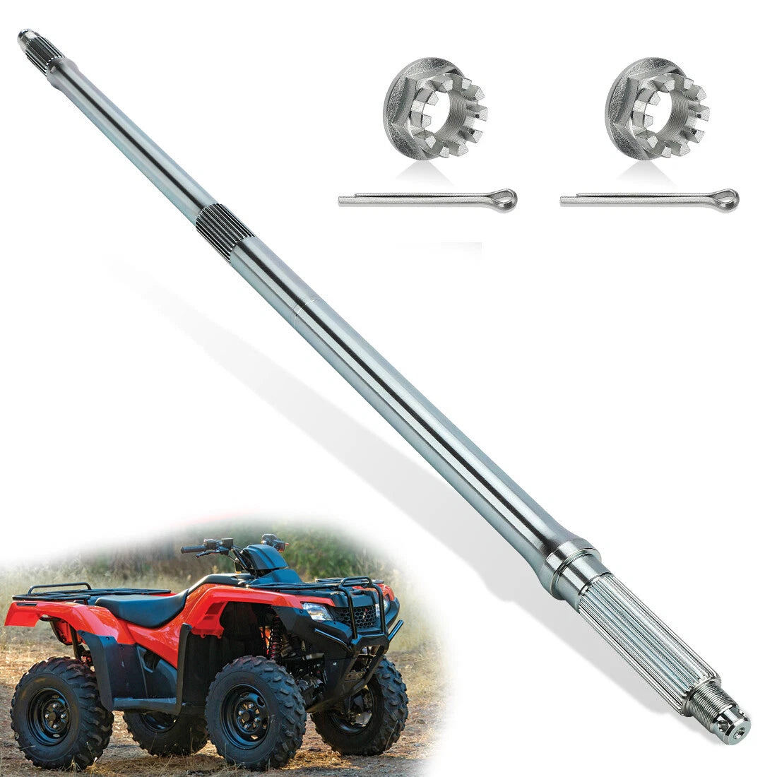 Rear Axle Shaft for Honda Foreman 500 TRX500FE1/FE2/TRX500FM1/FM2 (2014–2019)