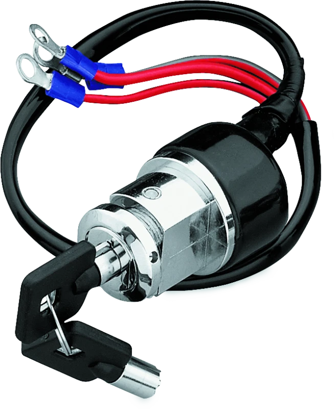 3-Wire Round Key Switch for Harley Davidson FXD (1991–2004), FXR (1982–1994), XL (1979–2003)