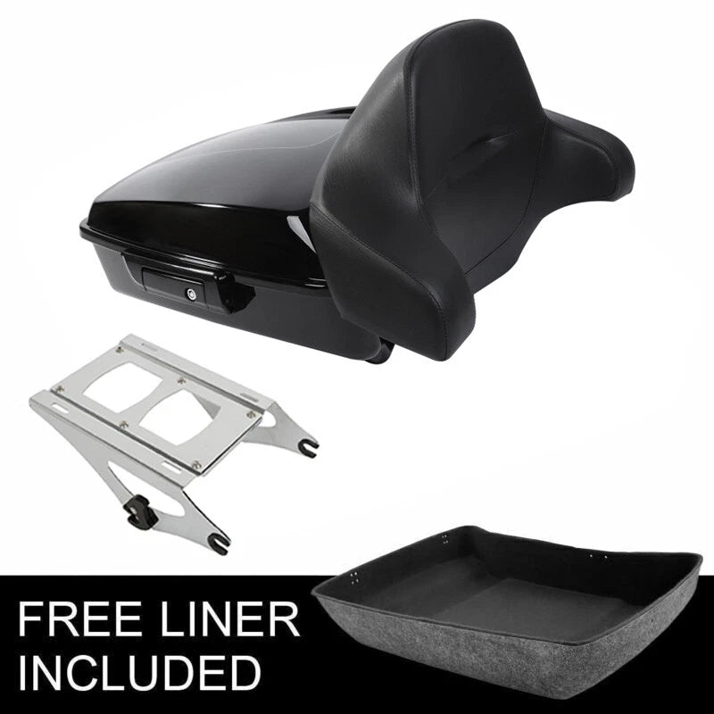 Chopped Trunk Backrest Mounting Rack for Harley Touring Street Glide (2014–2026)