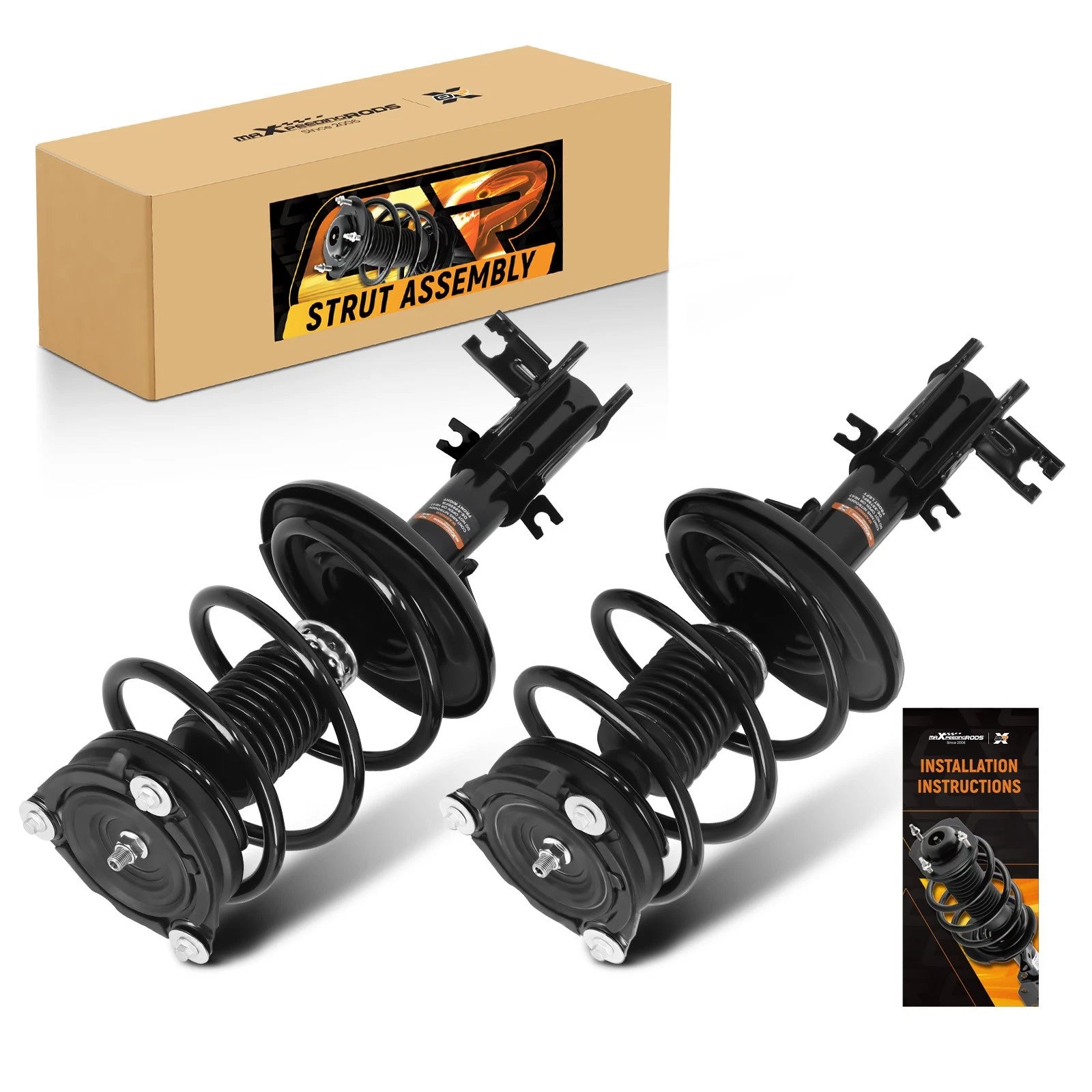Front Complete Struts w/Coil Springs for Nissan Altima Sedan (2013–2018)