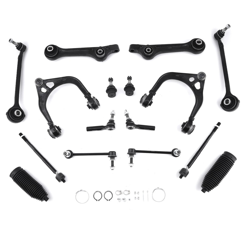16x Front Control Arms Tie Rod Link for Dodge Challenger (2015–2019)