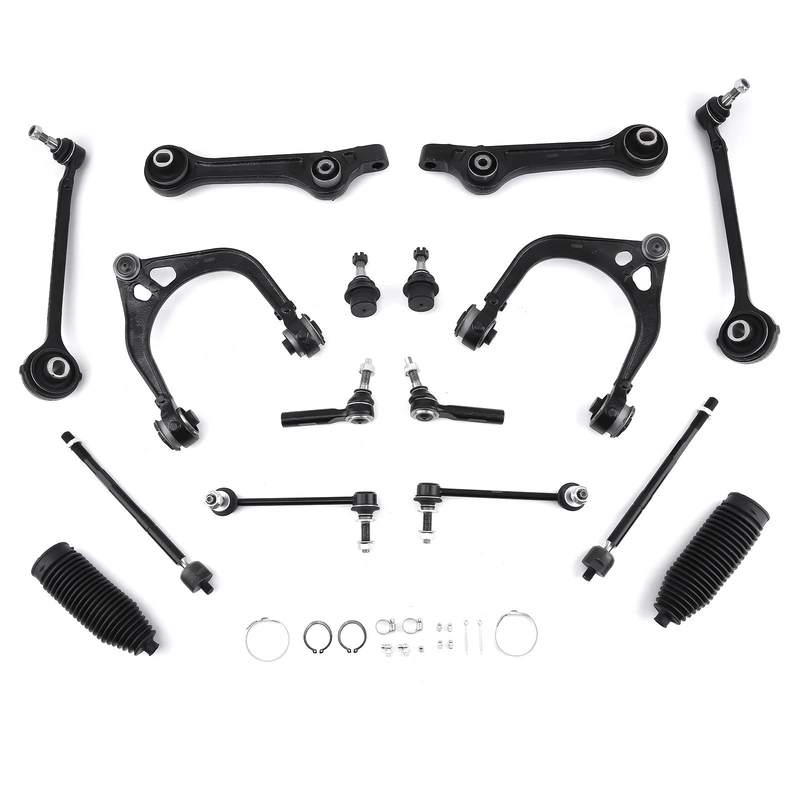 16x Front Control Arms Tie Rod Link for Dodge Challenger (2015–2019)