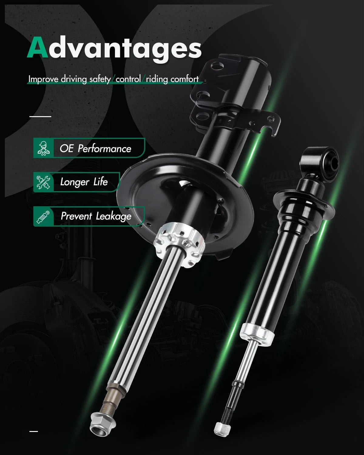 Set of 4 Shocks & Struts for Scion TC (2005–2010)