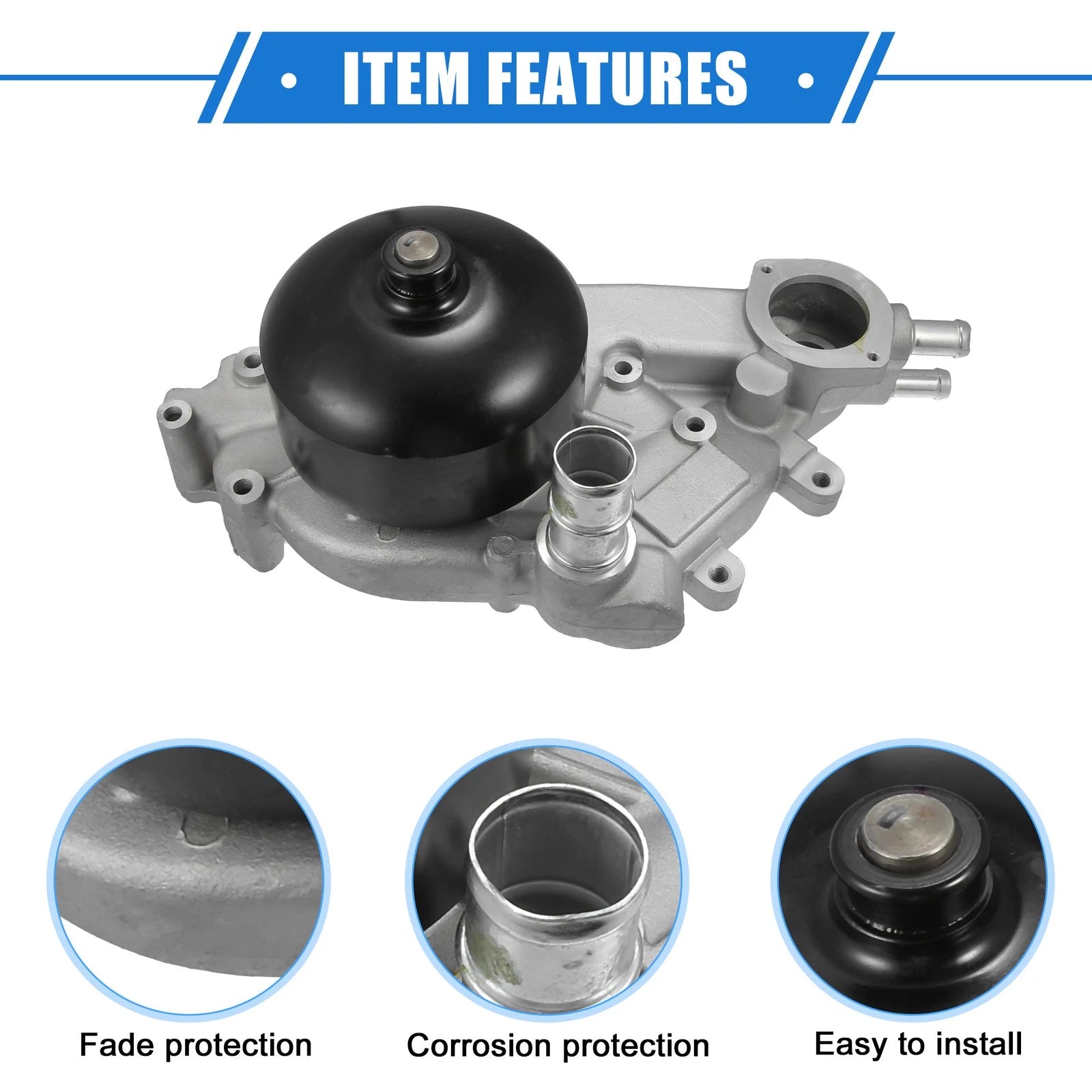 Engine Water Pump Cooling Inverter for Chevrolet Silverado 1500 (2014–2019)