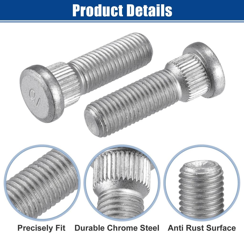 2X M12x1.5 Wheel Lug Stud for Lexus ES350 (No. 9094202049)