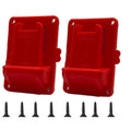 2X Red Plastic Drill Battery Holder for Milwaukee 48-11-1862