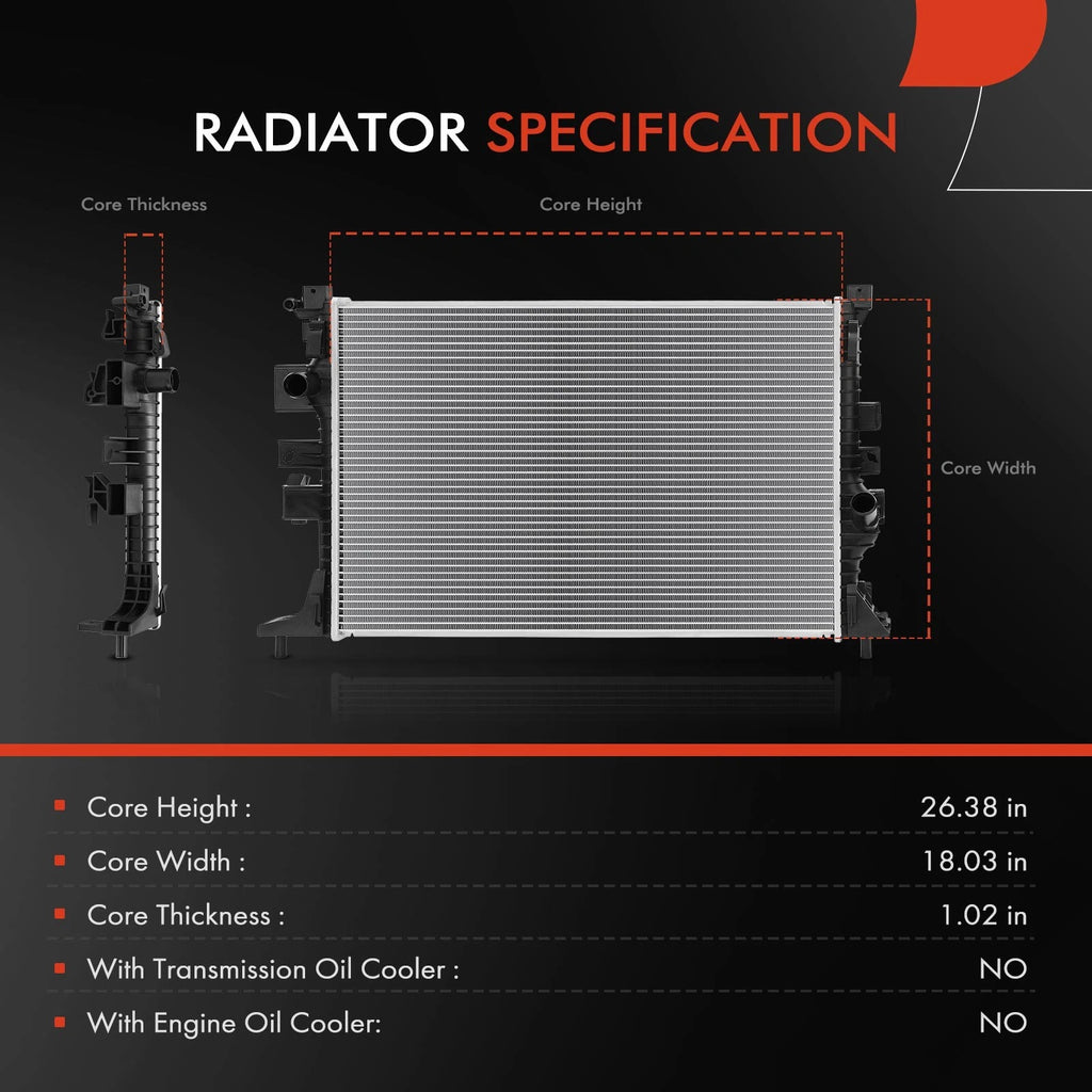 Radiator for Ford Focus (2016-2018)