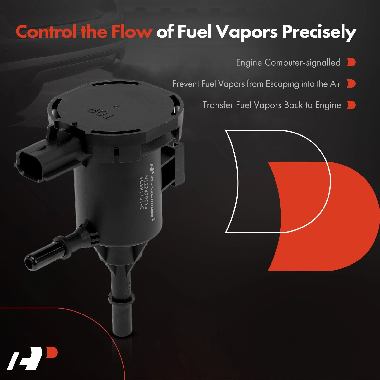 Vapor Canister Purge Valve for Dodge Dakota Jeep Wrangler (2005–2011)