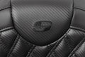 SADDLEMEN Roadsofa Seat for Harley FL (without Backrest, Lattice Stitch, Carbon Fiber)