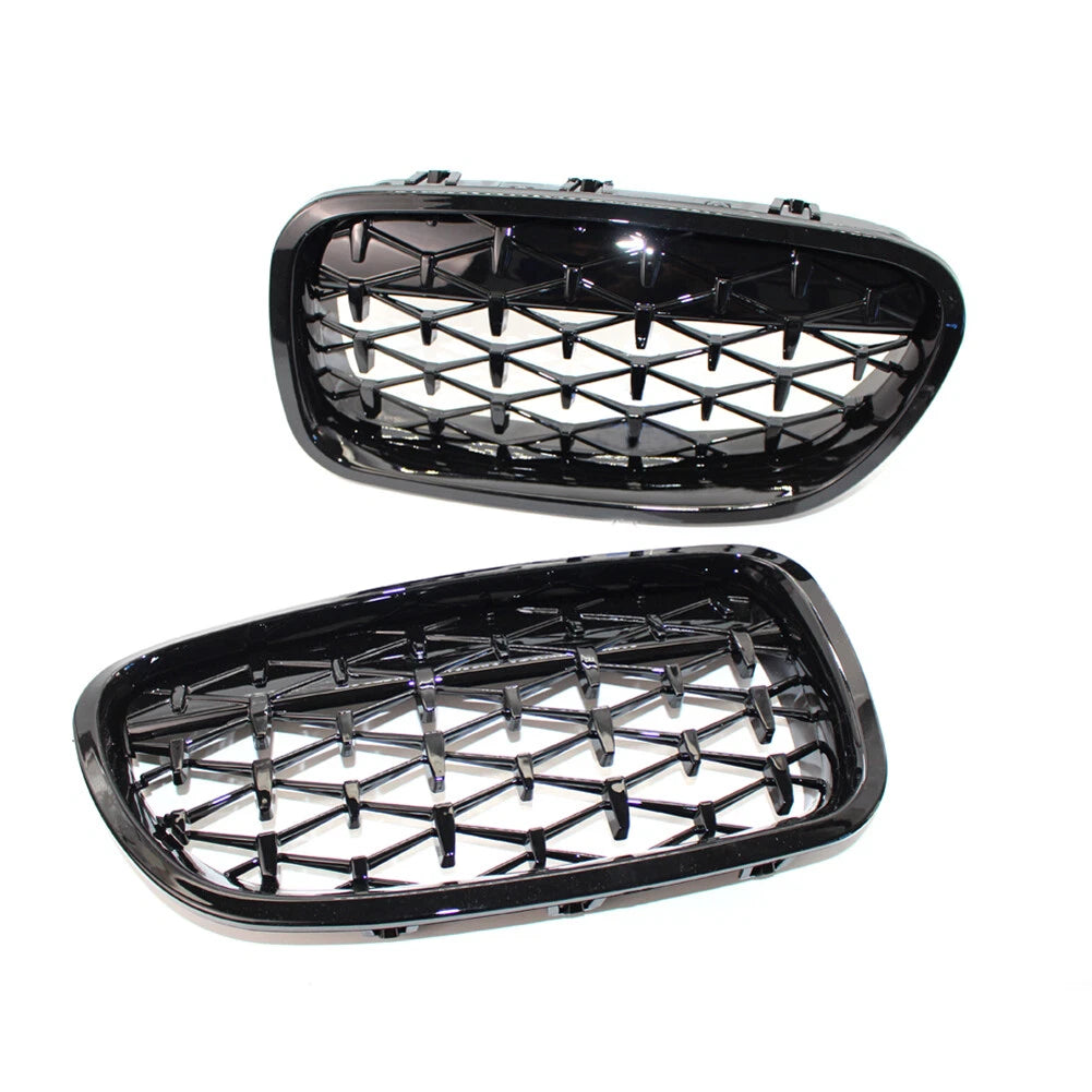 Front Kidney Grill Diamond Grille for BMW 5 Series F10 F18 (2010–2017)