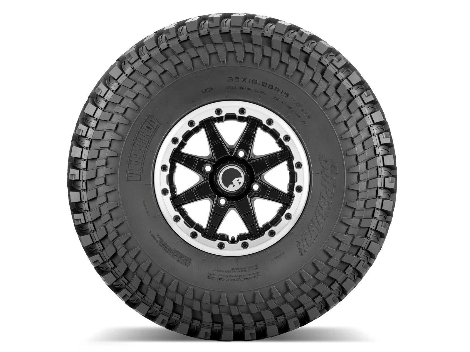 SuperATV Incursion A/T All-Terrain Tires for UTV/ATV (35x10-15)
