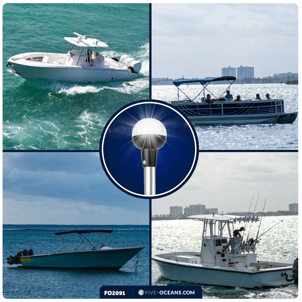 All Round Anchor Light for Five Oceans Marine (9 inches, FO2091)