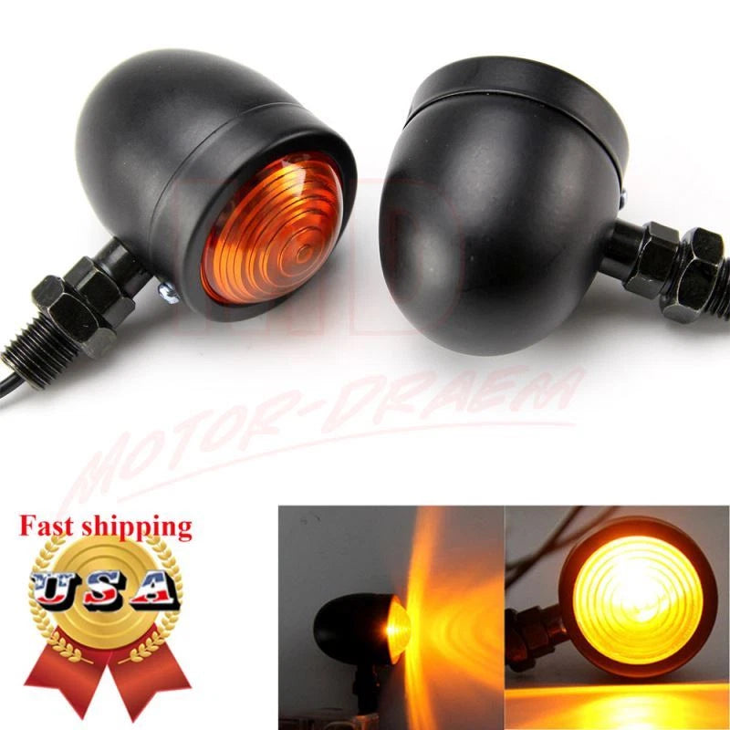 Turn Signal Lights for Harley Bobber (Universal, Amber)