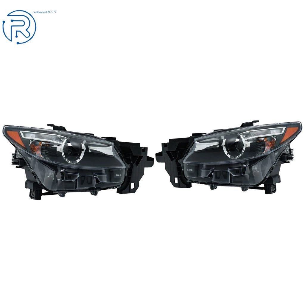 Headlight Set for Mazda CX-9 (2016-2023) LED Halogen Left & Right