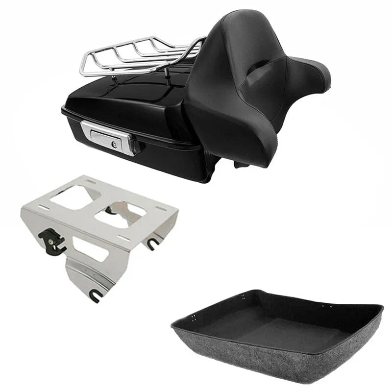 Chopped Trunk Solo Mount Rack for Harley Road King (2014-2025)