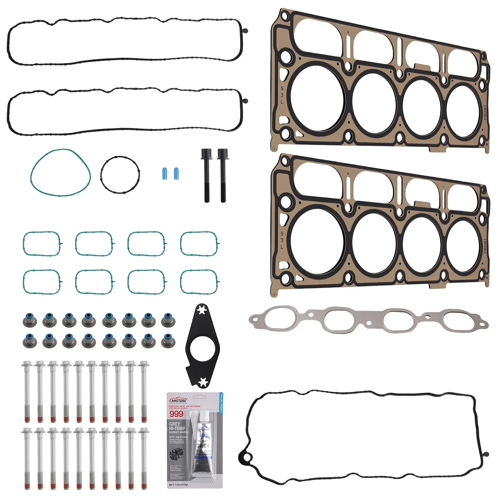 Head Gasket Set with Bolts for Chevrolet Tahoe GMC Sierra Yukon (2014–2020)