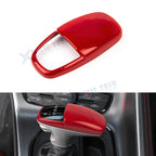 Glossy Red Gear Shift Knob Cap Cover Trim for Dodge Challenger Charger Durango (2015–2020)