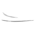 Replacement Chrome Plastic Passenger Side Front Bumper Cover Molding