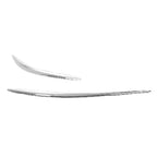 Replacement Chrome Plastic Passenger Side Front Bumper Cover Molding