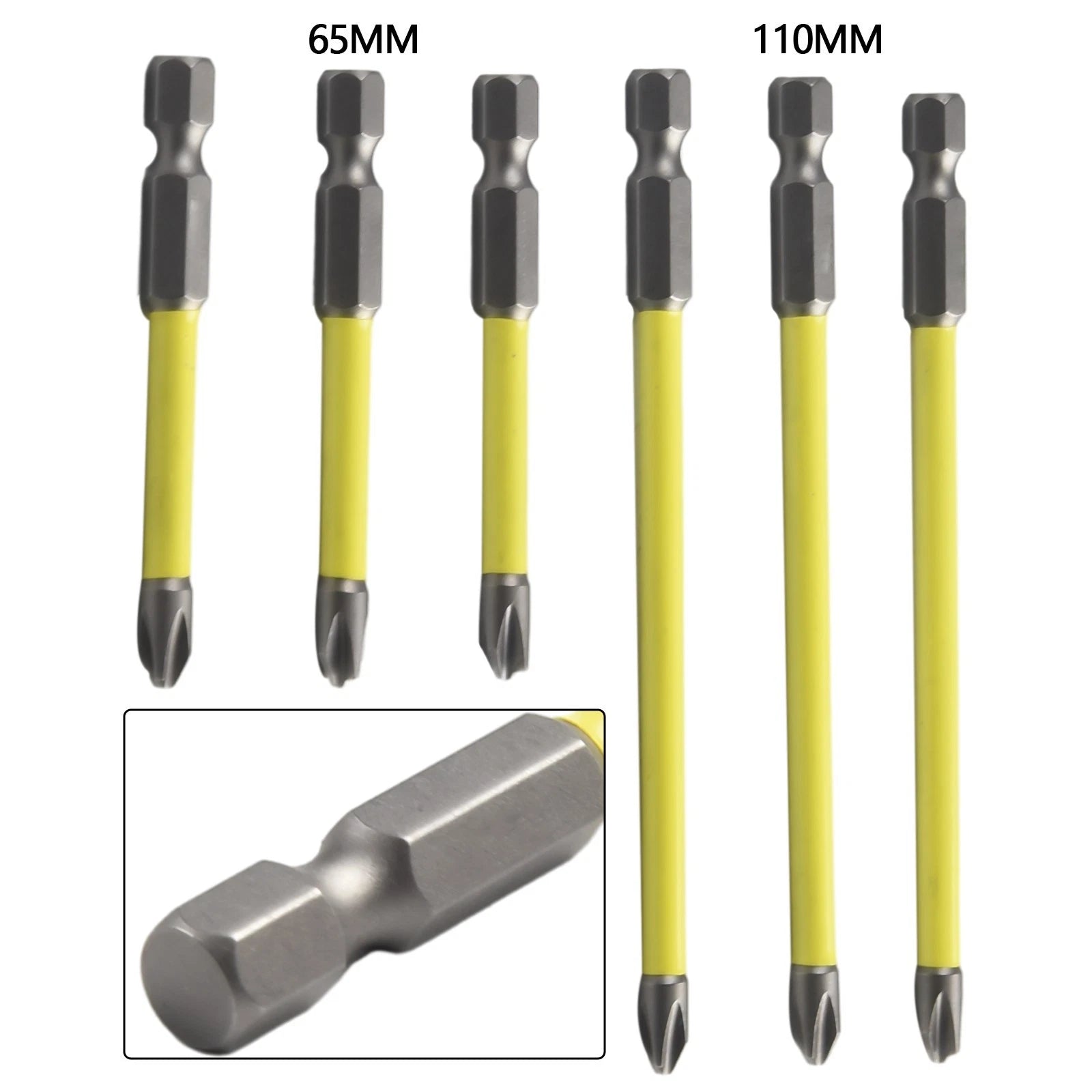 Screwdriver Bit Set for Electricians - Slotted & Cross Magnetic