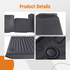 Set of 4 Anti-Slip TPE Floor Mats for Buick Enclave (2018–2024)