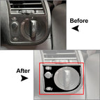 Black Headlight Switch Knob Cover for BMW 3 Series (1991-1999)