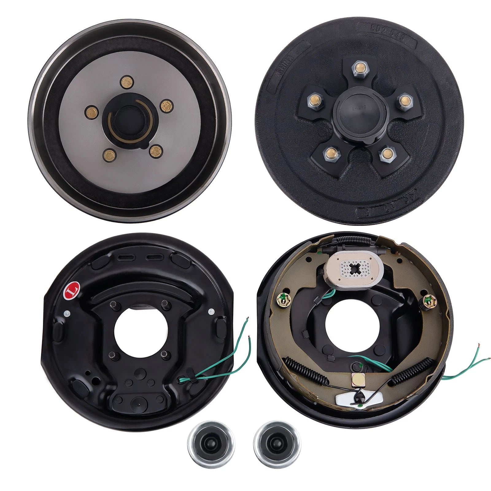 10" X 2-1/4" Trailer Brake Hub Drum Bearing Kit for 3500 lbs (2010–2010)