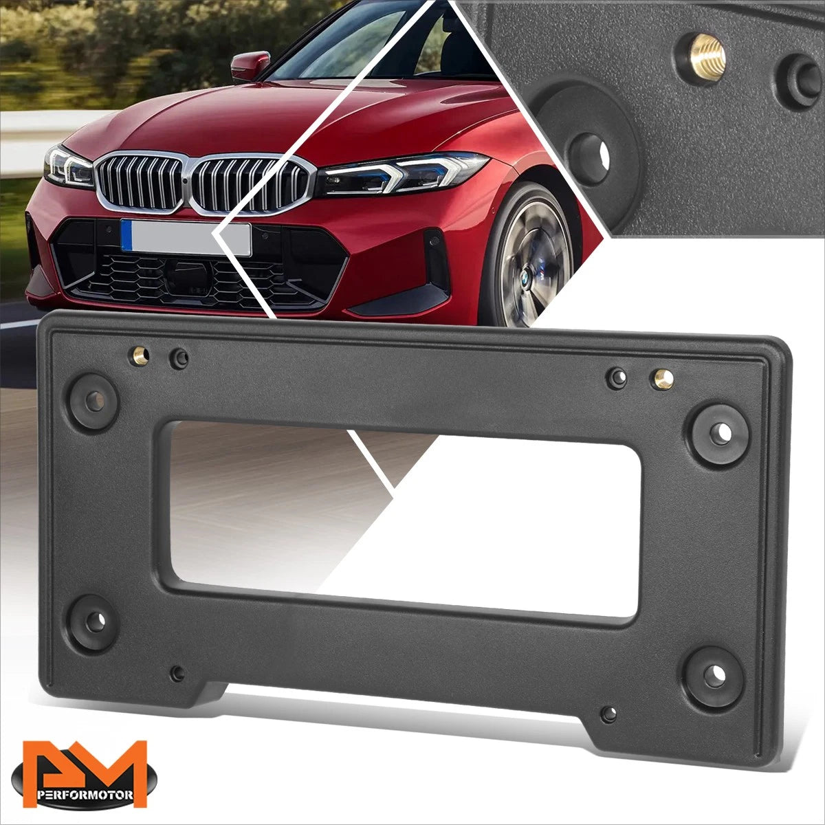 Front License Plate Mounting Bracket for BMW 330E/330I Xdrive (2023–2024)