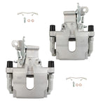 Set of 2 Rear Brake Calipers with Bracket for Jaguar S-Type (2005–2008)