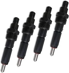 Set of 4 Fuel Injectors 0432133877 for Dodge Cummins 6BT 5.9L (1990–1993)