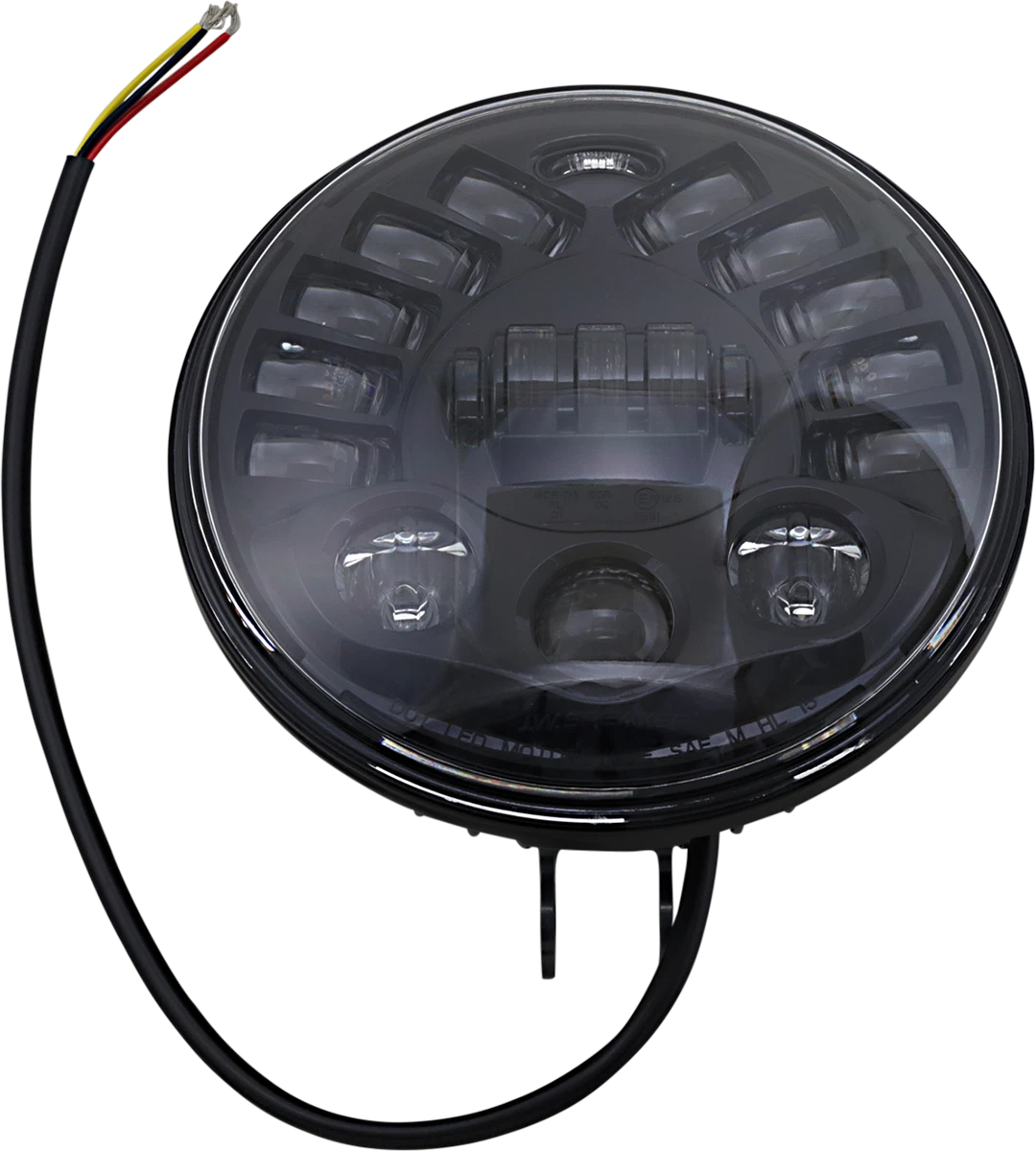 Adaptive Headlight for Custom Dynamics Pedestal Mount (Black)