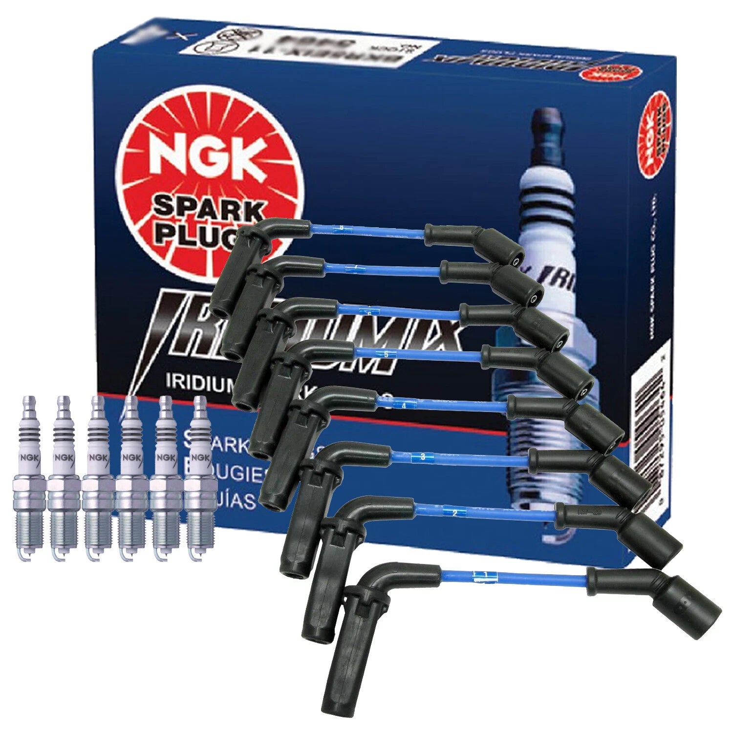 Set of 8 NGK Iridium IX Spark Plugs for Buick Chevrolet GMC V8