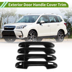 Exterior Door Handle Cover Trim for Subaru Crosstrek (2018–2024) Glossy Black