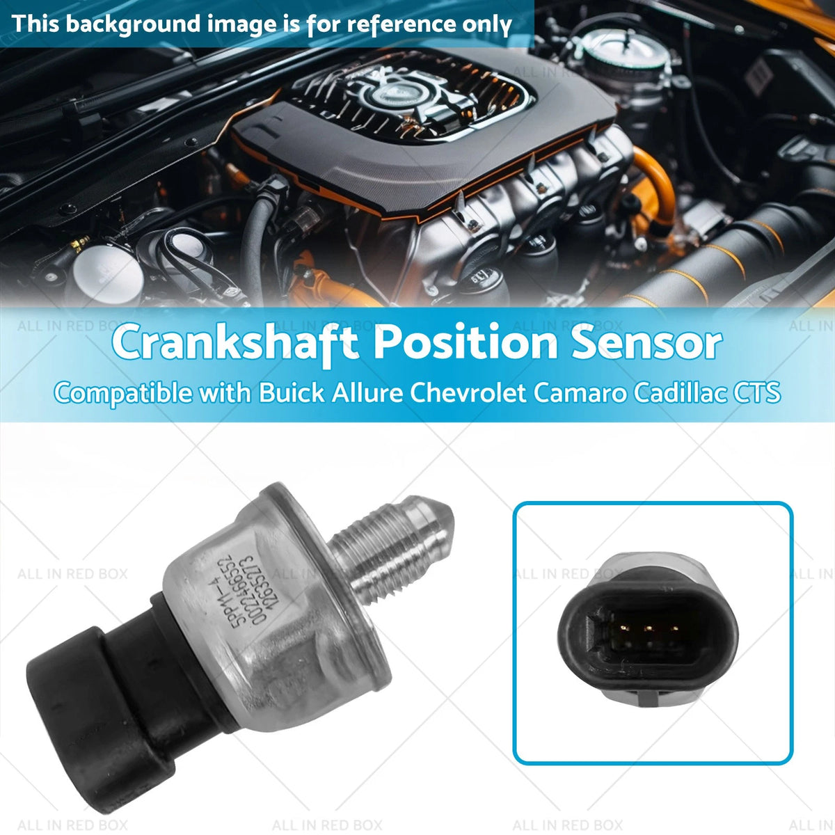 Fuel Rail Pressure Sensor for Equinox Impala Terrain SRX CTS (2009–2017)