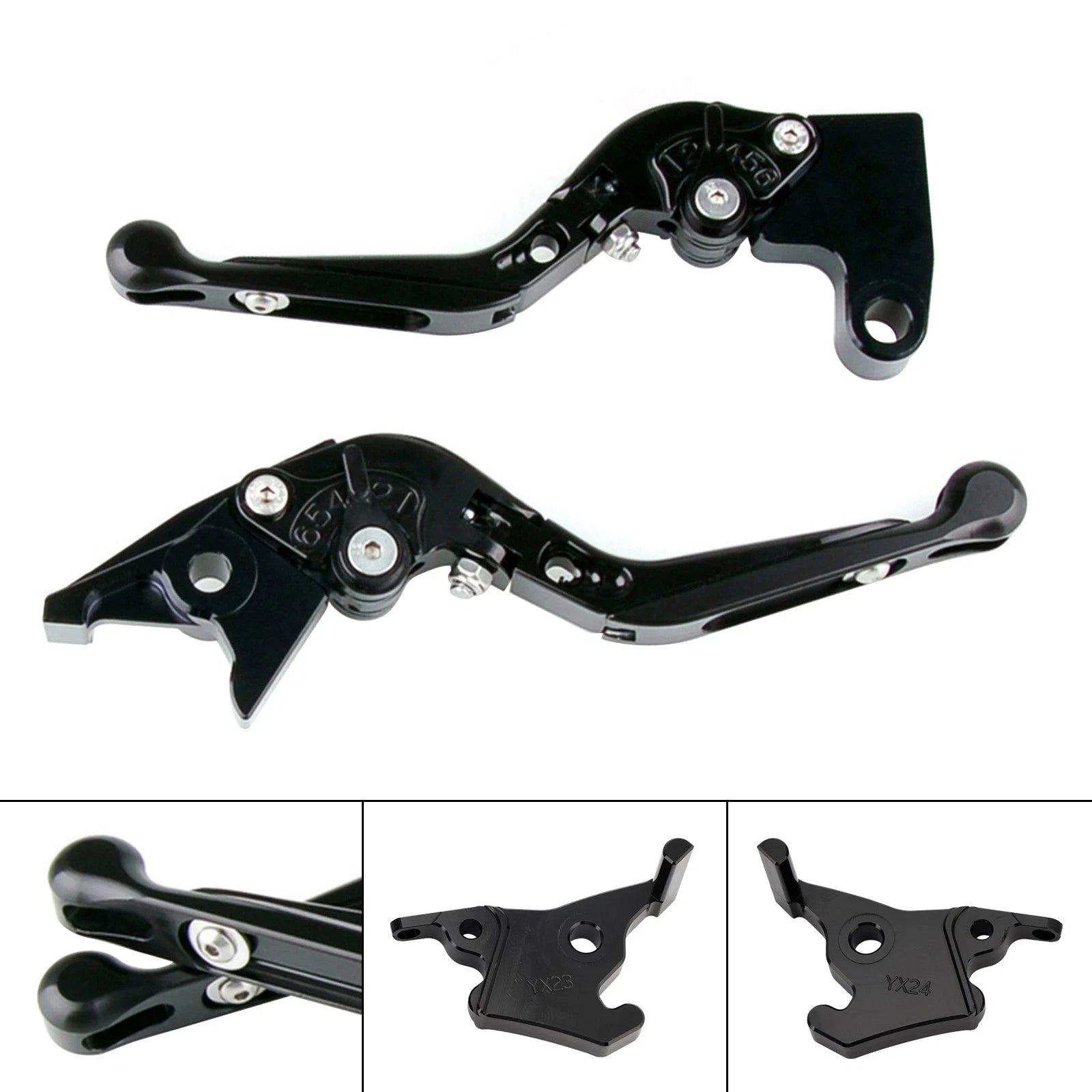 Adjustable Clutch Brake Lever for Yamaha XMAX 300 (2023–2025) Black