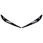 1 Pair Headlight Eyebrow Eyelid Cover for BMW X3 F25 X4 F26 (2014–2017)