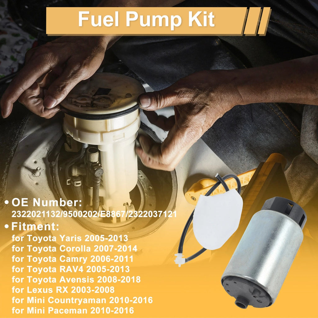 Set of 2 Metal Electric Fuel Pumps for Toyota Yaris (2005–2013) 2322021132