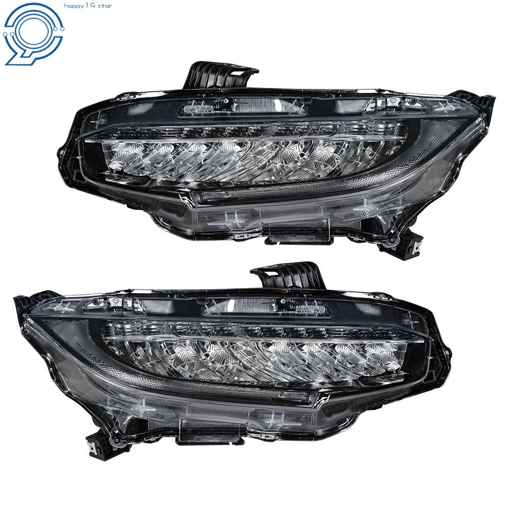 LED Headlights for Honda Civic (2016-2021) Left + Right DRL