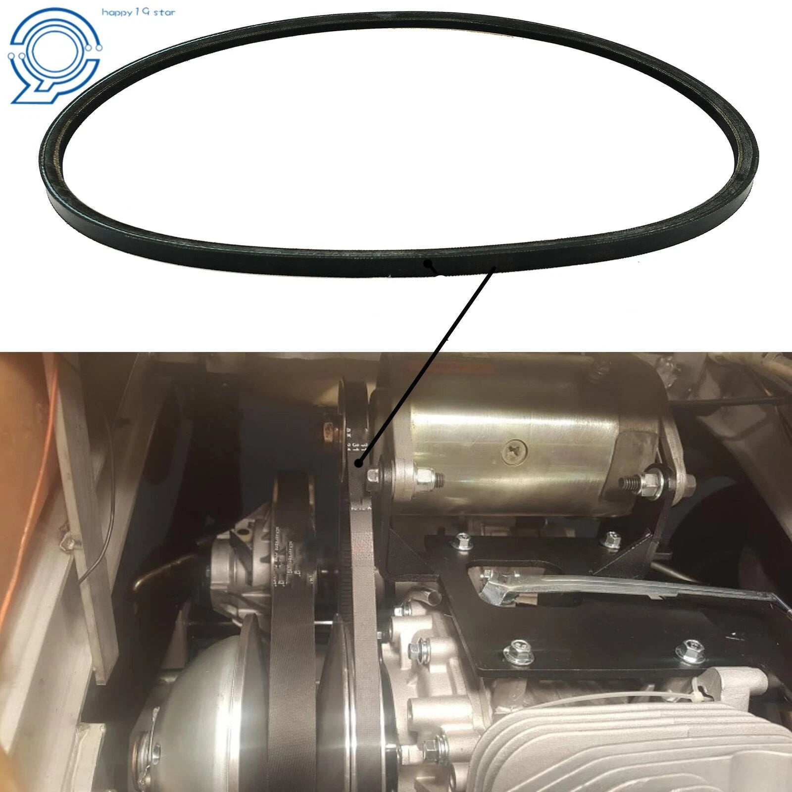 Starter Generator Belt for Club Car DS/Precedent (1997–Present) 101916701