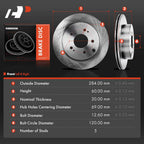 Rear Disc Brake Rotors for Mitsubishi Eclipse Galant (2006-2012)