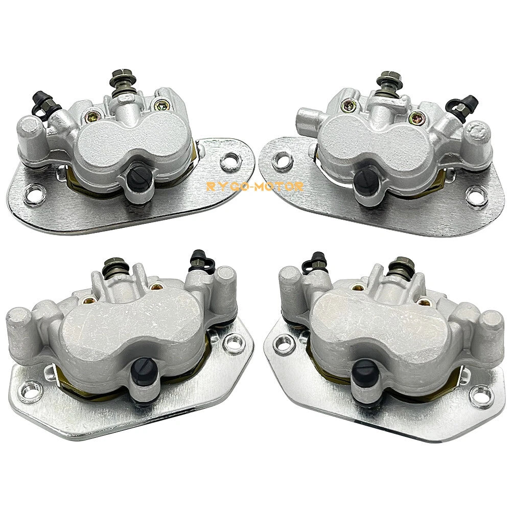 Front & Rear Brake Caliper with Pads for Yamaha Viking 700 VI YXC700 (2015–2022)