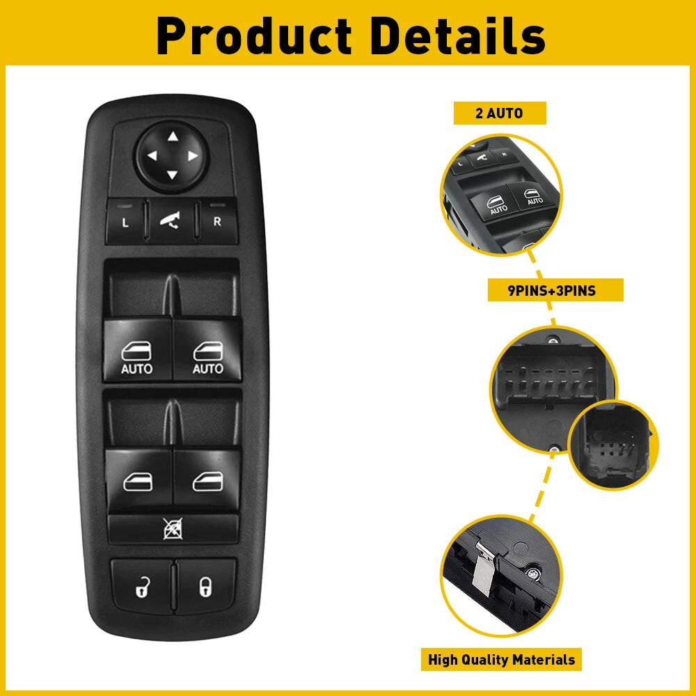 Power Window Control Switch for Dodge Ram 2500 3500 (2013–2016)