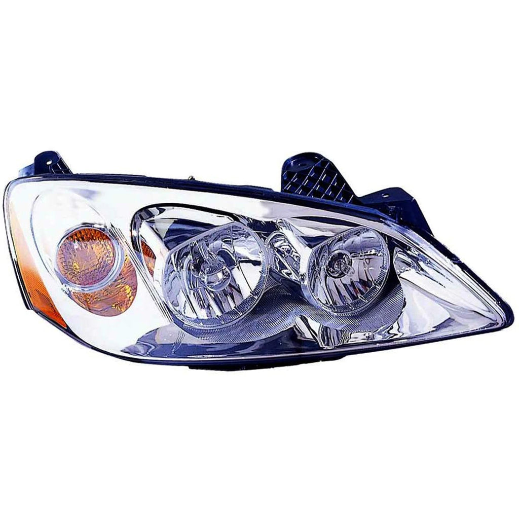 Replacement Passenger Head Light Assembly w/Amber Lens for 2005-10 Pontiac G6