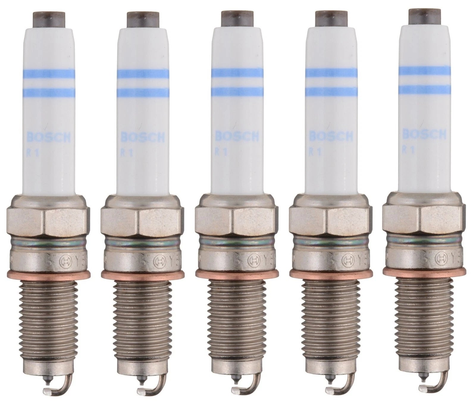 Set of 5 Bosch Platinum Spark Plugs for VW Jetta Golf Audi A3 e-tron (2015–2019)