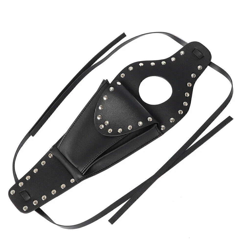 Black Fuel Gas Tank Cover & Dash Console Pouch Bag for Harley Sportster 883