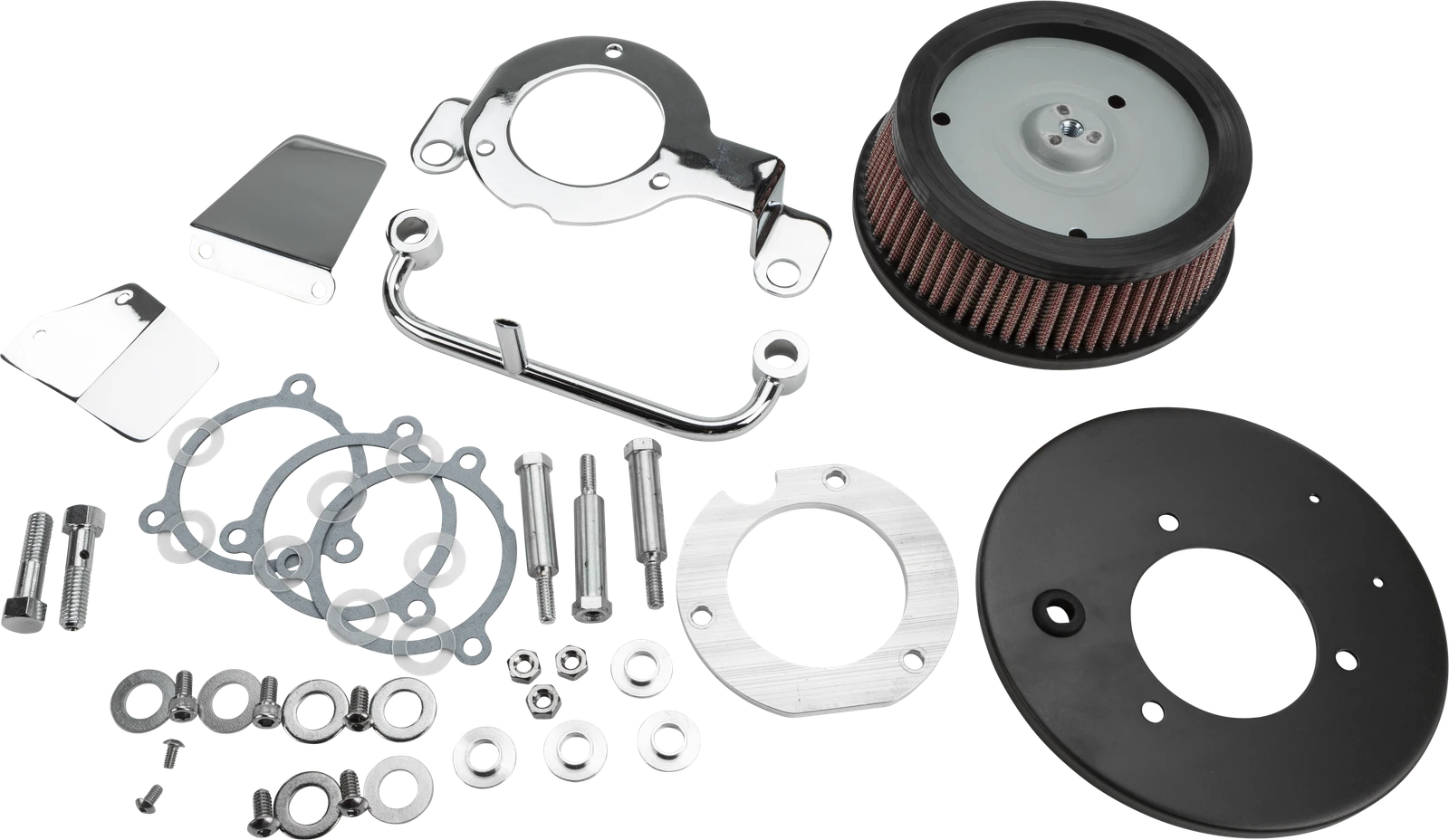 Chrome Air Cleaner & Breather Kit for Harley (M8)