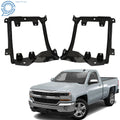 Set of 2 Front Outer Bumper Brackets for Chevrolet Silverado 1500 (2016–2018)