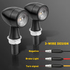 LED Bullet Turn Signals for Honda V Motorcycle (Year Range Not Specified)