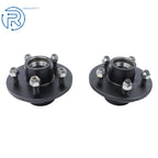 Set of 2 Trailer Axle Hub Assemblies for 3500 lbs (5-Lug, Pre-Greased)